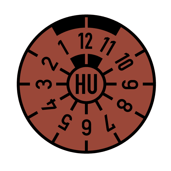 HU-Prüfplakette